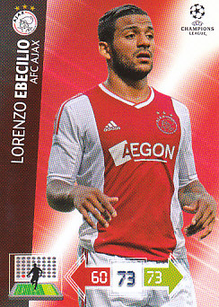 Lorenzo Ebecillio AFC Ajax 2012/13 Panini Adrenalyn XL CL #12